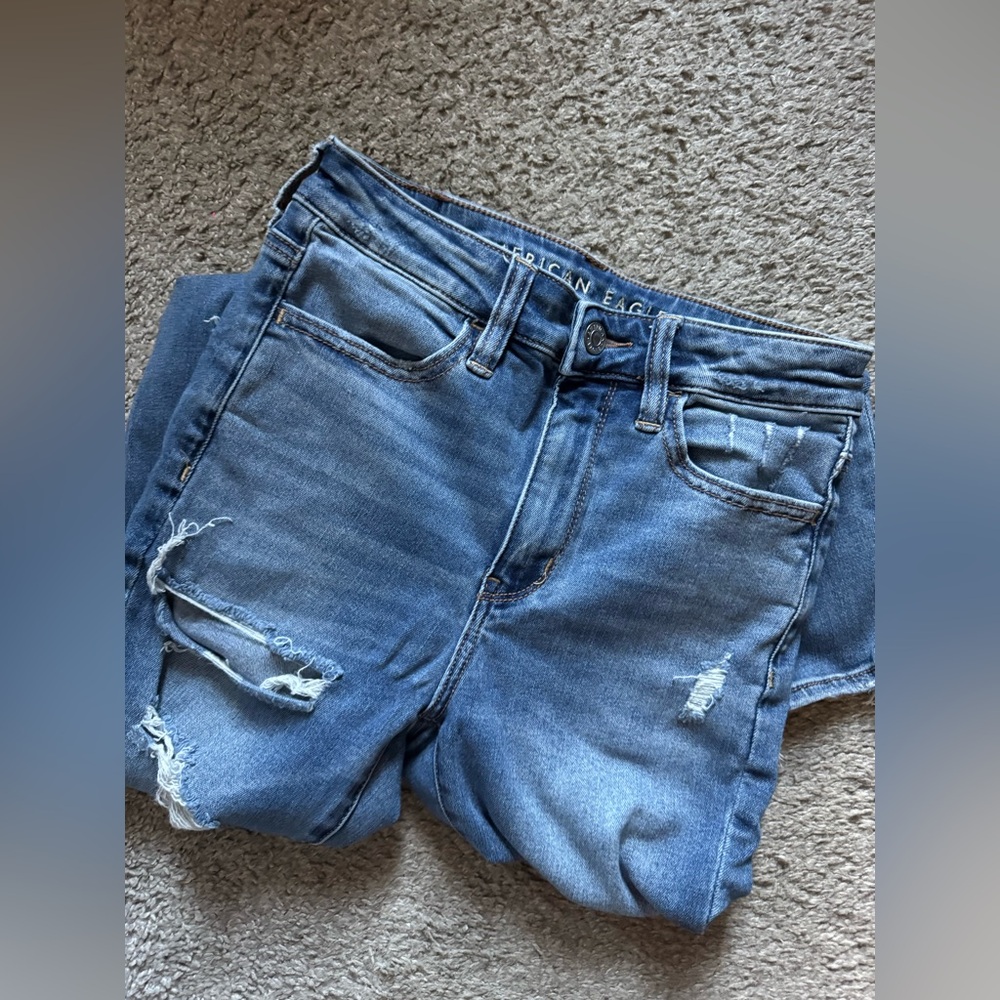 Super High Rise Ripped Jegging - Picture 4 of 4